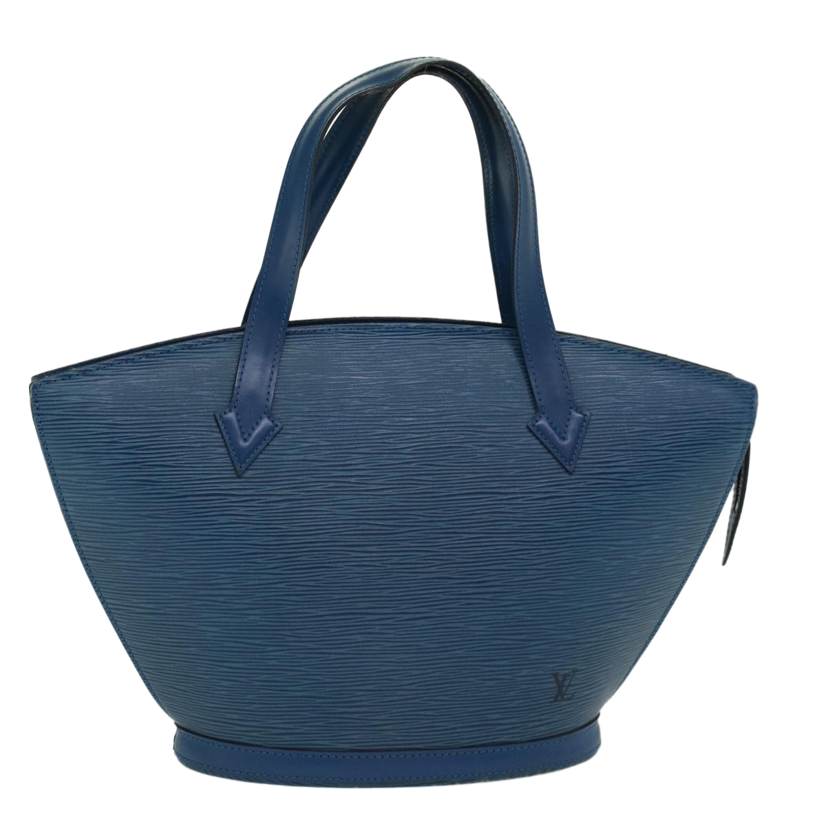 Louis Vuitton Epi Saint Jacques Hand Bag Blue M52265 Lv Auth 46445